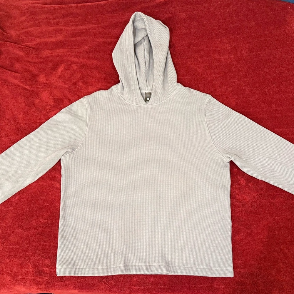 Lululemon Cotton-Blend Waffle Knit Hoodie